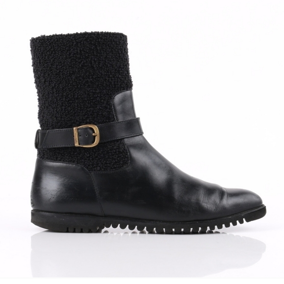 Salvatore Ferragamo Shoes - Salvatore Ferragamo Boots in Black Leather
